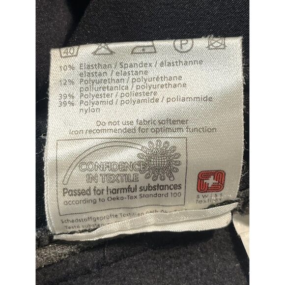Schoeller Women's Ski Snowboard Outdoor Pant Stretch Poly Black 10 WB-400 EUC - Picture 7 of 7